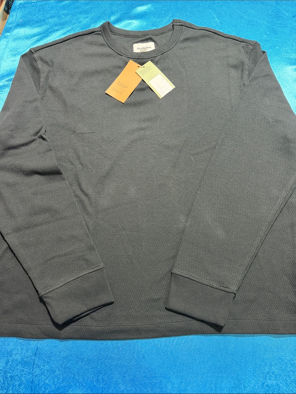 Goodfellow & Co Men's Long-Sleeve Thermal Tee — Black